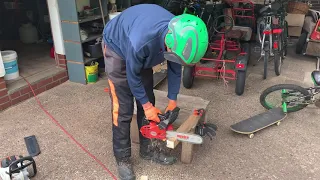 Chainsaw test Stihl vs Hecht