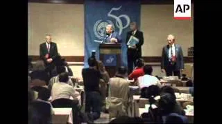 USA: UN ANNIVERSARY: PRESS CONFERENCE