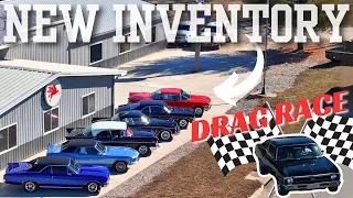 We Have New Classic Car Inventory!!  Lot Walk Around & Drag Race