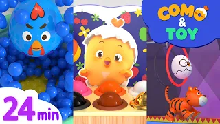 Como | Mole Game + More Episode 24min | Learn colors and words | Como Kids TV