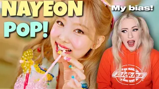 NAYEON "POP!" M/V REACTION! | Heather Cutright