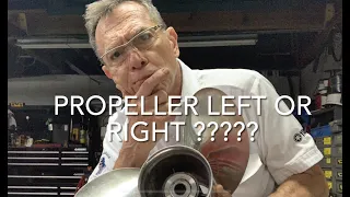 How To Tell Left Or Right Yamaha Lower Unit And Propeller..