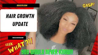 BIG UPDATES ON HAIR GROWTH JOURNEY  - OMG WOW