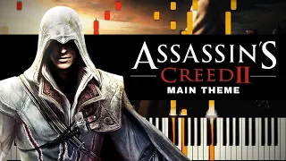 Assassin's Creed 2 (Main Theme: Ezio's Family) - 4 Hands Piano Tutorial