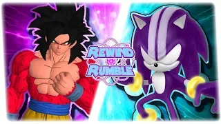 SSJ4 GOKU vs DARKSPINE SONIC! (Goku vs Sonic Animation) | REWIND RUMBLE BONUS