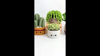 Crochet Cactus and Succulent Pattern Pack - Amigurumi