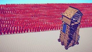 SUPER TOWER 🔥 vs ⚔️ 200x MELEE ARMY / Totally Accurate Battle Simulator ( TABS )