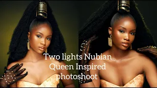 Two Lights Nubian Queen Inspired Photoshoot #photography