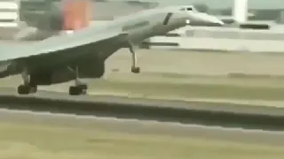 Super Concorde Landing Video/ Aeroplane