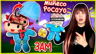 🚫 ABRO MUÑECO POCOYO ATERRADOR!! 🔪😱 *Le quité la cara y es HORRIBLE* 😭