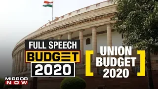Finance Minister Nirmala Sitharaman presents Union Budget 2020 | FULL SPEECH