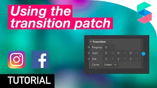 How to use the transition patch - Spark AR tutorial