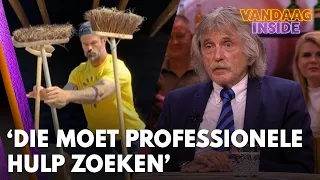 Johan ziet TikTok-filmpjes Arie Boomsma: 'Die moet professionele hulp zoeken' | VANDAAG INSIDE