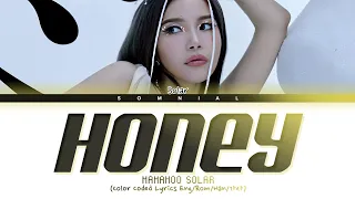 [TEASER 1] Solar HONEY Lyrics (솔라 꿀 가사) (Color Coded Lyrics)