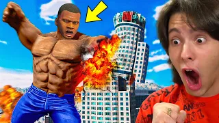 O FRANKLIN SE TORNOU O HOMEM MAIS FORTE DO MUNDO!! (GTA 5)