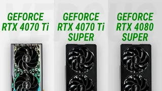 GeForce RTX 4070 Ti SUPER vs RTX 4070 Ti vs RTX 4080 SUPER: Test in 10 games at 1440p