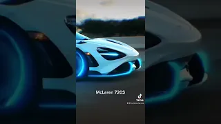 McLaren 720S with Tron lighting Blue