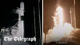 First private US space mission blasts off for the Moon