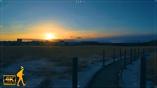 Helsinki, Finland 🌞 the Thaw has begun, Sunset Evening Walk