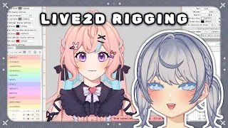 🔴【live2d】touching up some rigs !