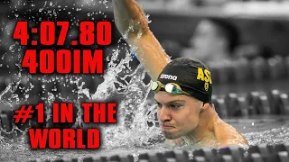 Leon Marchand Swims 4:07.80 400 IM Pro Swim Series Record in Westmont