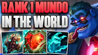 BEST DR. MUNDO IN THE WORLD DOMINATES CHALLENGER | CHALLENGER MUNDO TOP GAMEPLAY | Patch 13.18 S13