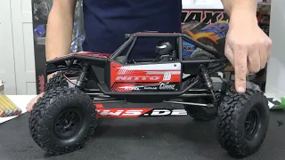 UNBOXING - Axial® Capra™ 1.9 4WS Nitto / Currie Unlimited Trail Buggy RTR Blk .-