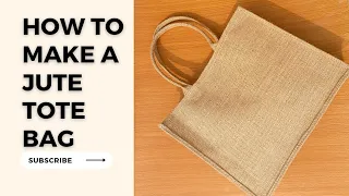 How to make Jute bag | Diy jute bag