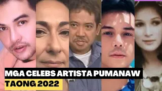 Mga Artista Celebs na Pumanaw taong 2022