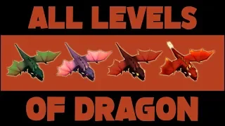 [Level 1 to Level 7] Dragons all levels comparison  | All Levels Showcase | Clash of Clans