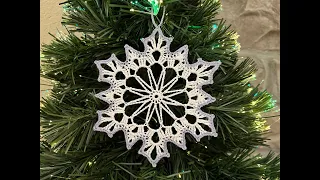 Frosted Snowflake 3, Crochet