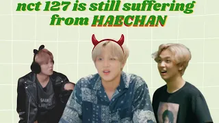 haechan not letting his hyungs breathe in sticker comeback