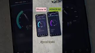 ⚡️ Speed alert ⚡️ HONOR 90 leaves iPhone in the dust in our 5G face-off! 🏎️ #HONOR #HONOR90