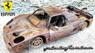 Totally Rusted Ferrari F50 - Rebuilding Destroyed Supercar Icon