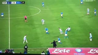 Azione straordinaria del Napoli Napoli-Lazio 4-1