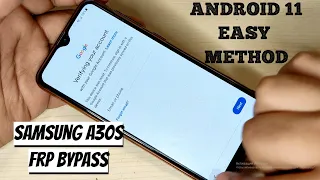 Samsung A30s (SM-A307FN) Android 11 Frp Bypass 2022 | No Pc | No Any Tool
