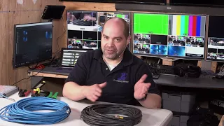 What types of cables do you use for SDI professional video?