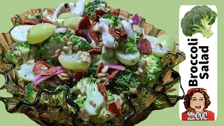 Bacon, Broccoli, & Grape Salad, Old Fashioned Southern Cooking