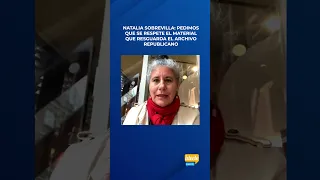 Natalia Sobrevilla: Pedimos que se respete el material que resguarda el Archivo Republicano