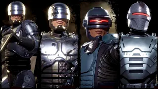 RoboCop - Intros & Victories - All Main Color Skins - Mortal Kombat 11