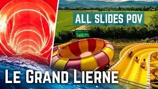 ALL WATER SLIDES at Capfun Le Grand Lierne, France!