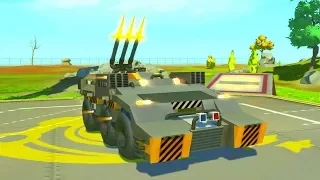 ПОЛИЦЕЙСКАЯ ТАЧКА С ПУШКОЙ В СКРАП МЕХАНИК ! ОБЗОР ПОСТРОЕК В SCRAP MECHANIC !