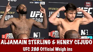 UFC 288: Official Weigh ins Aljamain Sterling & Henry Cejudo
