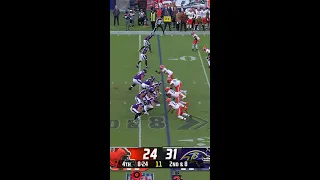 Greg Newsome pick 6 vs. Ravens