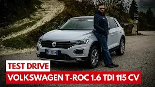 Volkswagen T-Roc | Test Drive del TDI 1600 turbo diesel da 115 Cv