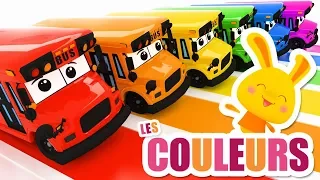 Couleurs et véhicules - le bus - Comptines et chansons titounis