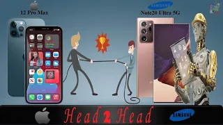 Apple iPhone 12 Pro Max Vs Samsung Galaxy Note20 Ultra 5G | World Fastest and latest mobile phones
