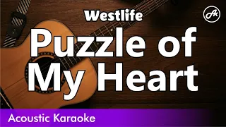 Westlife - Puzzle of My Heart (karaoke acoustic)