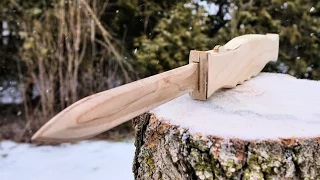 How To Make A Wooden OTF Switchblade