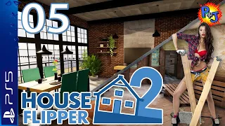 Let's Play House Flipper 2 PS5 | Console Gameplay Episode 5: Jynx's House - Downstairs Remodel (P+J)